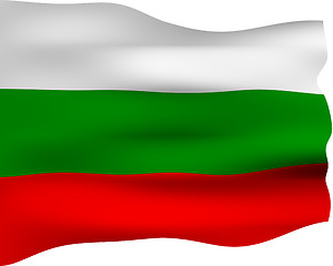 Image showing 3D Flag of Bulgaria