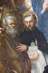 Image showing Saint Peter and Saint Dominic