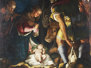 Image showing Nativity, Adoration of the shepherds