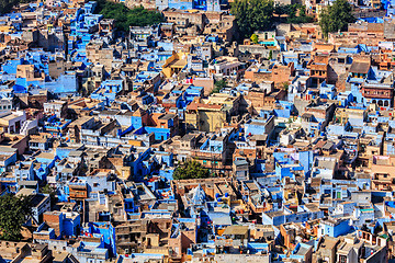 Image showing Jodhpur the Blue city, Rajasthan, India