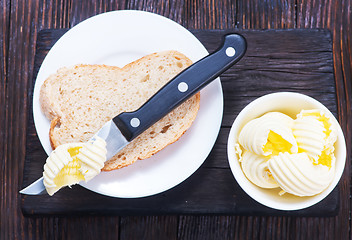 Image showing brean and butter