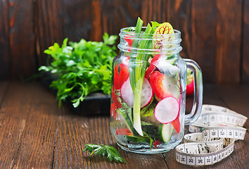 Image showing fresh vegetable salad