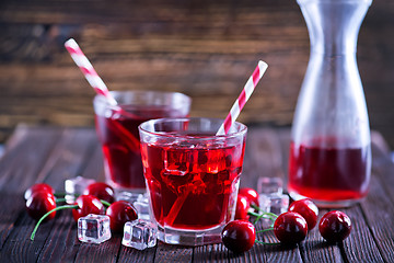 Image showing Cherry drink