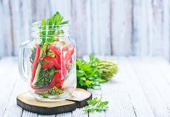 Image showing fresh vegetable salad