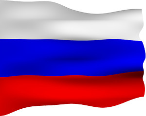 Image showing 3D Flag of Russia