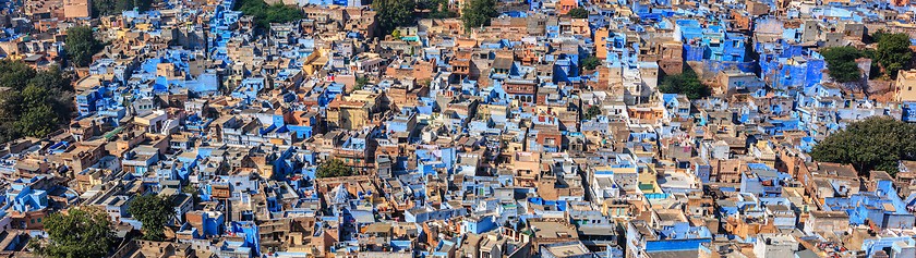 Image showing Jodhpur the Blue city, Rajasthan, India