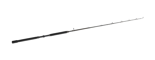 Image showing Spinning rod for fishing isolated