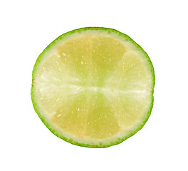 Image showing slice of fresh lime