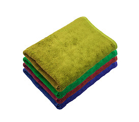 Image showing Bath towel. Isolated