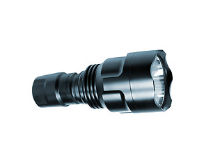 Image showing flashlight isolated on white