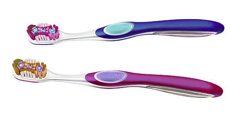 Image showing tooth brush isolated 