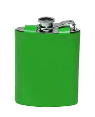 Image showing old flask for alcohol 