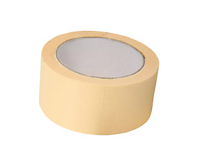 Image showing roll of white adhesive tape