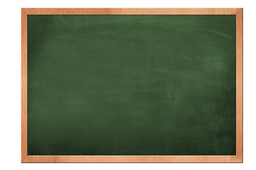 Image showing Blank old blackboard