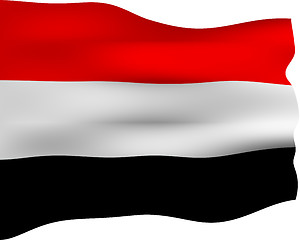 Image showing 3D Flag of Yemen