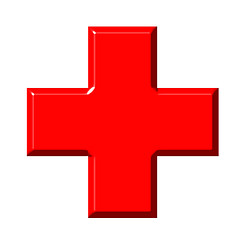 Image showing 3D Red Cross