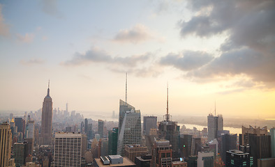 Image showing New York City aerial overview