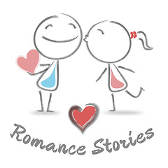 Image showing Romance Stories Shows Find Love And Affection