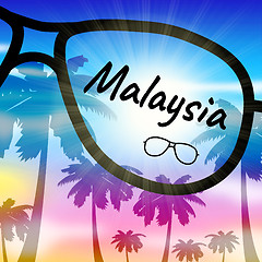 Image showing Malaysia Holiday Indicates Go On Leave And Getaway