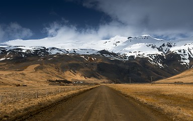 Image showing Scenic mountain landscape with road