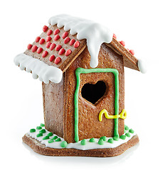 Image showing decorative gingerbread house