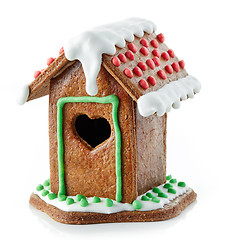 Image showing decorative gingerbread house