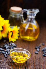 Image showing sunflower oil