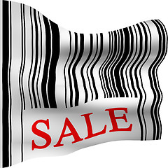 Image showing Sale Barcode Flag