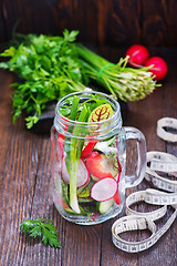 Image showing fresh vegetable salad