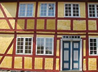 Image showing Half-timbered house in Faaborg