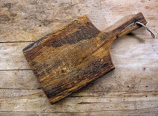 Image showing cutting board on wooden table