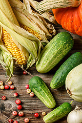 Image showing Various vegetables background