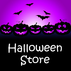 Image showing Halloween Store Shows Buy It And Celebration