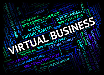 Image showing Virtual Business Shows Contract Out And Businesses