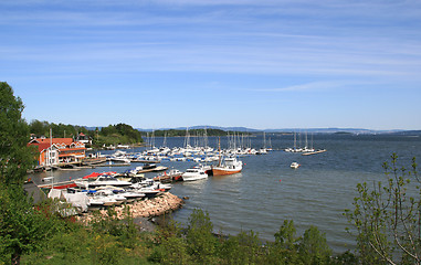 Image showing Boat harbor