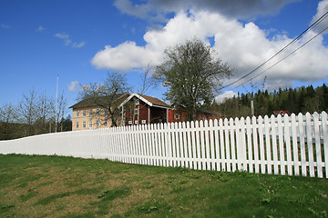 Image showing Farm houses