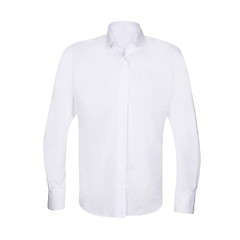 Image showing white shirt with long sleeves isolated