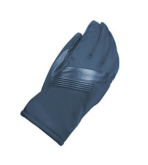 Image showing one blue warm glove