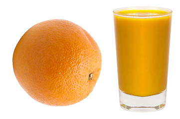 Image showing Fresh orange juice