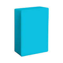 Image showing Blue box isolated