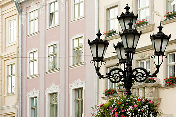 Image showing Street lamps