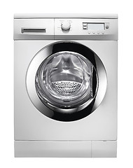 Image showing Washing machine isolated on white