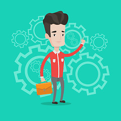 Image showing Successful business idea vector illustration.