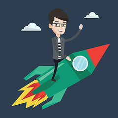 Image showing Business start up vector illustration.