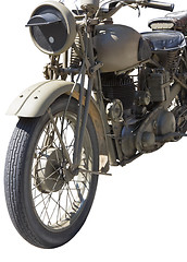 Image showing Vintage Motorcycle