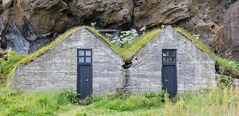 Image showing Abandoned Icelandic houses