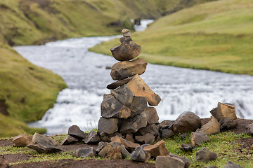 Image showing Skogafoss waterfall, Iceland