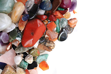 Image showing natural color gems background 