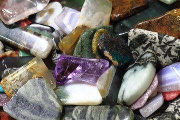 Image showing natural color gems background 