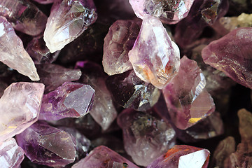 Image showing amethyst violet background